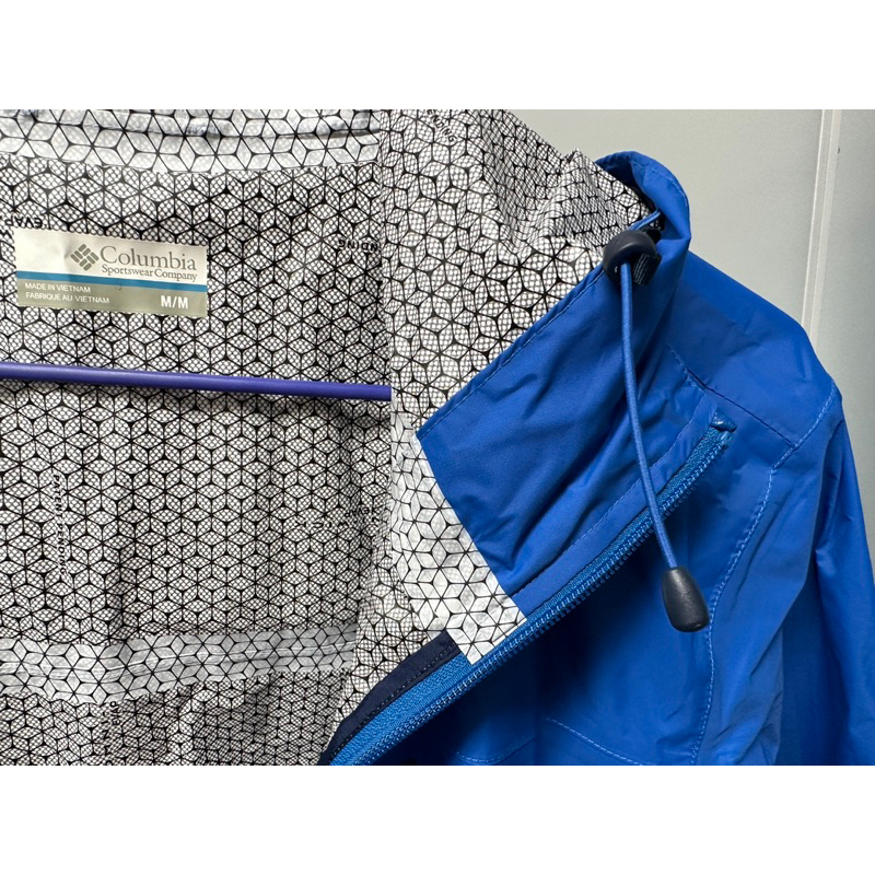 哥倫比亞 EvaPOURation™ Rain Jacket 防水防風外套 消光寶藍 吊牌已拆有保留