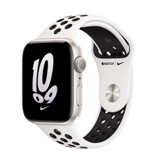 Apple Watch S7 41mm 星光色鋁金屬錶殼配Nike運動型錶帶