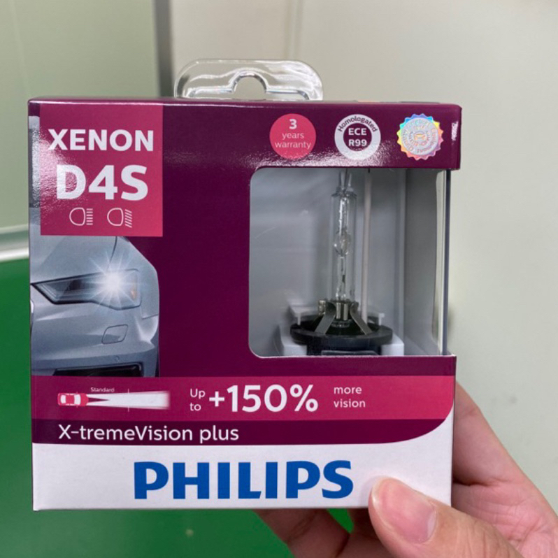 【現貨·分期促銷】Philips 飛利浦 D4S D2S D2R D3S Hid 暖白光 4800k +150% 享保固