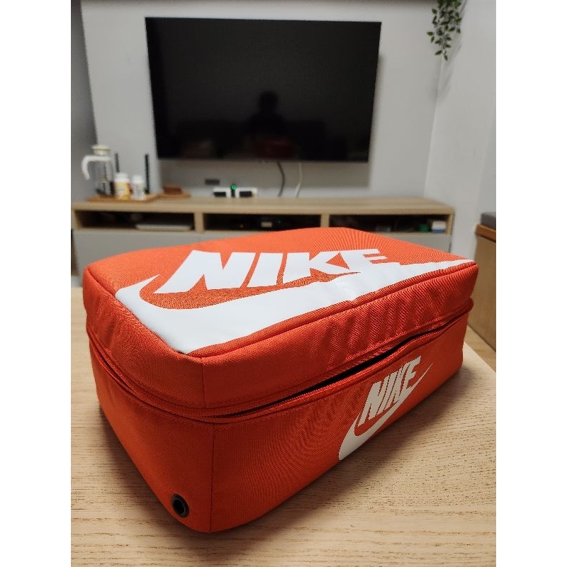 【NIKE 耐吉】Nike Shoebox 外出鞋袋 紅橙色 手提袋 手提包 收納袋 BA6149-810