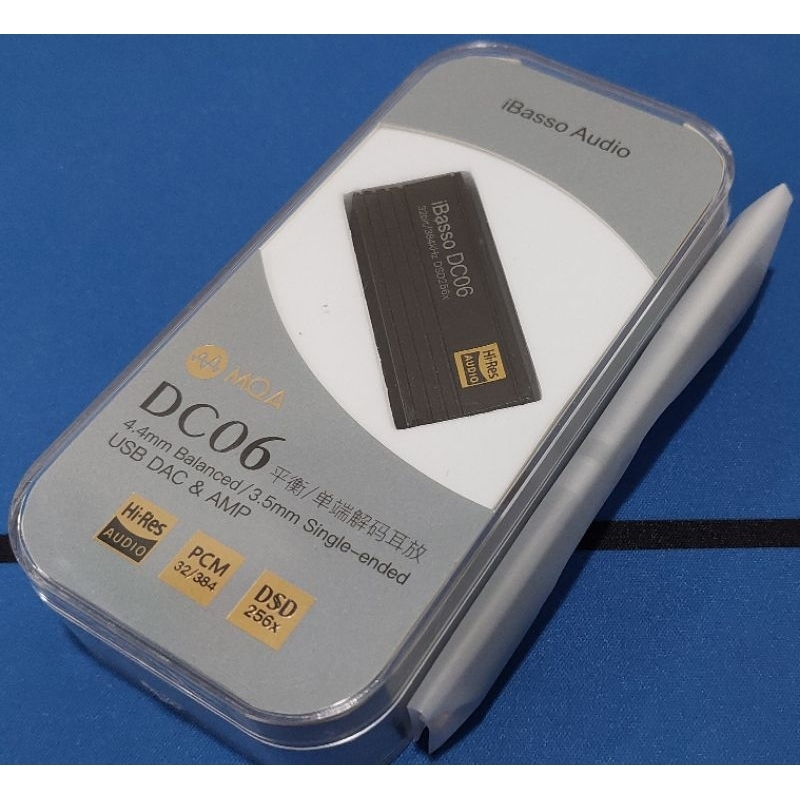 二手完整盒裝 iBasso DC06 4.4mm+3.5mm USB DAC &amp; AMP 小尾巴 (附原廠C &amp; L線)