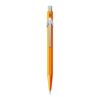 CARAN d'ACHE卡達 844 0.5mm自動鉛筆-螢光桔 墊腳石購物網