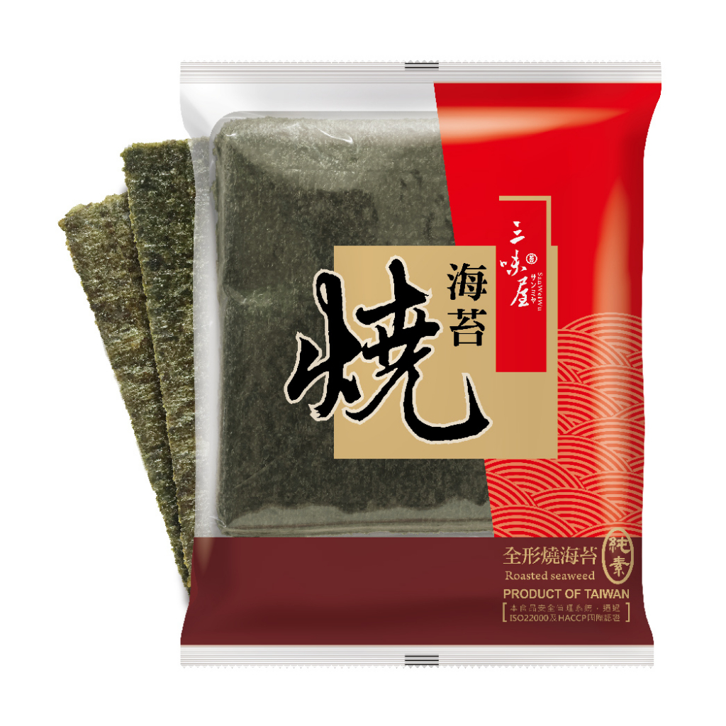 【三味屋】 全形燒海苔(無調味)  10枚｜辦公室團購 包飯  壽司 手捲 小朋友最愛 湯料理