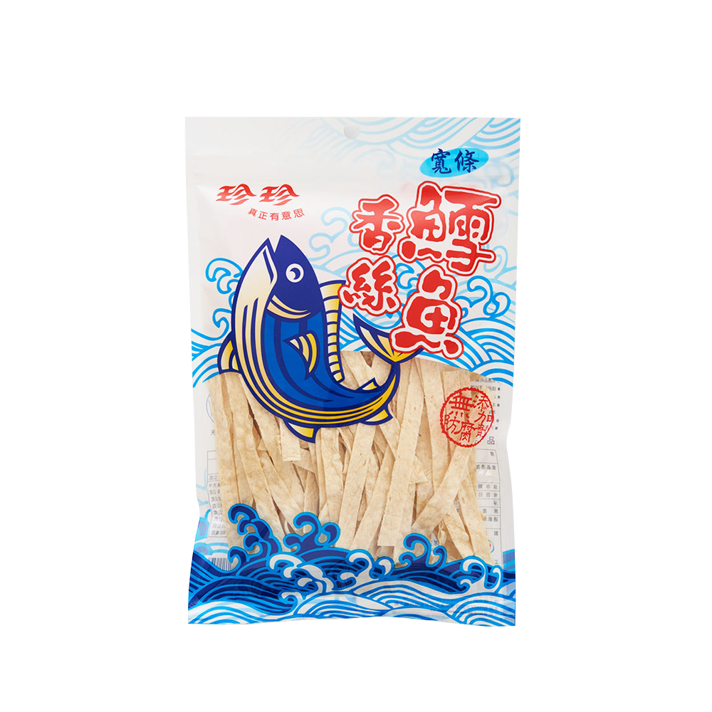 【珍珍】鱈魚香絲-寬條(95g)