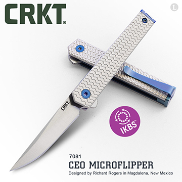 【瑞棋精品名刀】CRKT 7081 CEO MICROFLIPPER 折刀 $2870