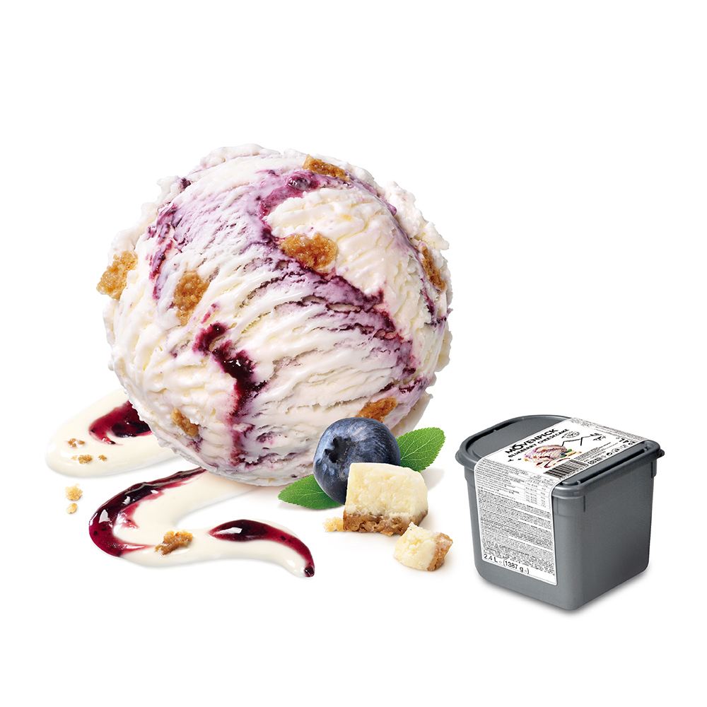 【Mövenpick】瑞士莫凡彼2.4L家庭號冰淇淋 - 藍莓起司蛋糕