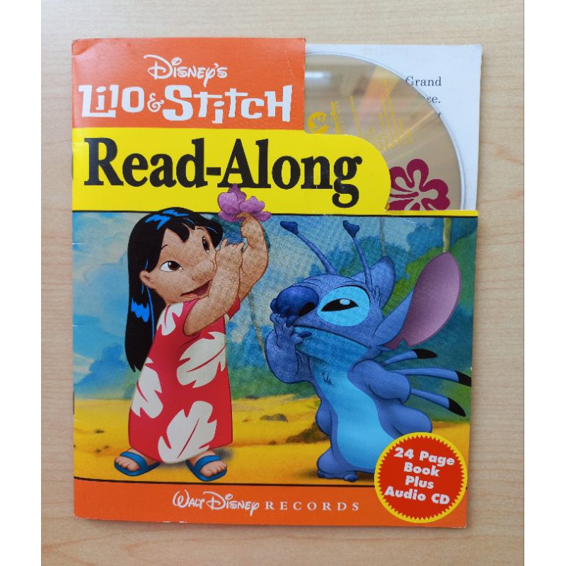 Disney Lilo &amp; Stitch read-along storybook and CD史帝奇有聲書