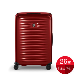VICTORINOX 瑞士維氏Airox 26吋硬殼旅行箱 酒紅色 (612507)