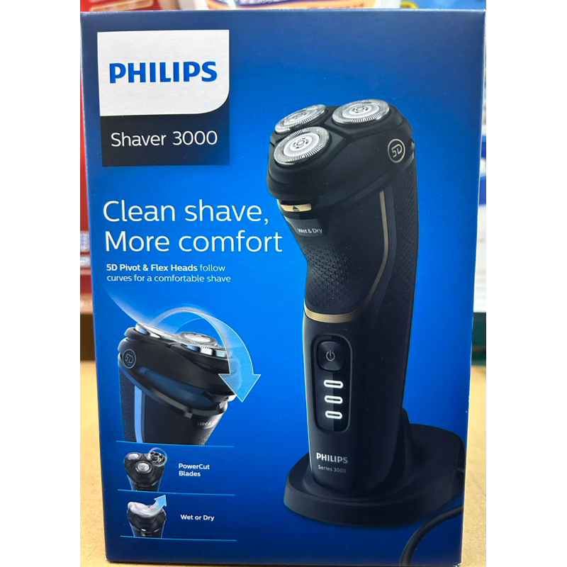 [全新]Philips飛利浦shaver3000刮鬍刀