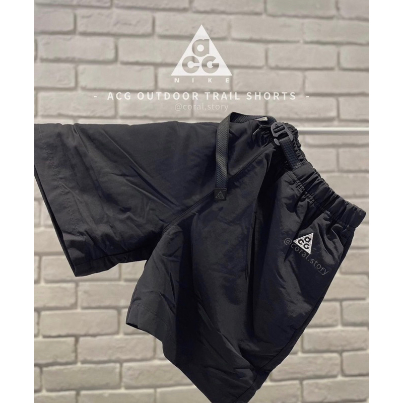 CoralStory🔜 NIKE韓國代購 ACG Outdoor Trail Shorts 防潑水機能短褲