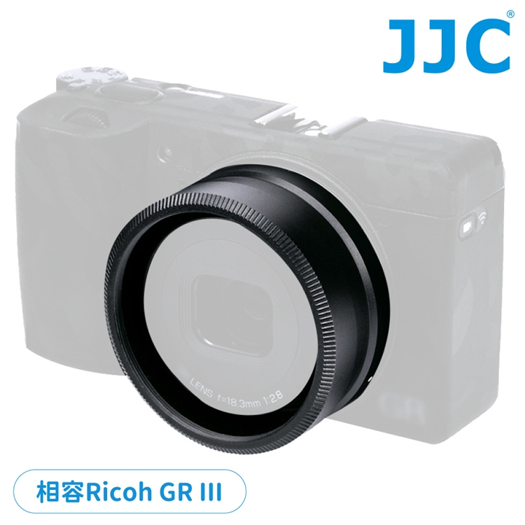 找東西@JJC金屬理光副廠相容Ricoh原廠GA-1鏡頭轉接環適49mm濾鏡GW-4廣角鏡頭GR III相機AR-GR3