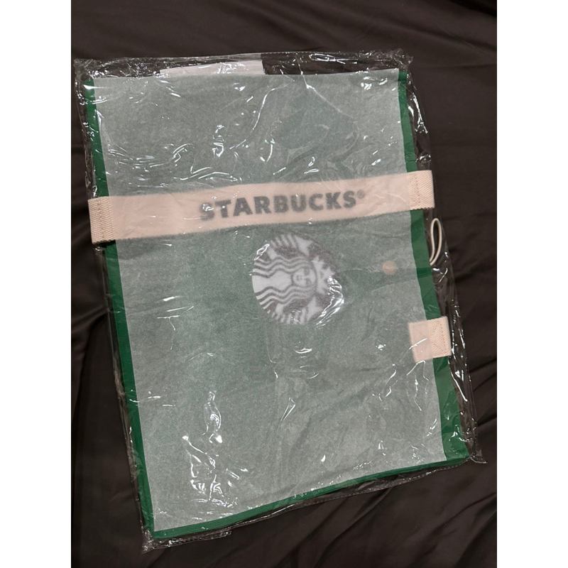 台灣門市正品 星巴克 Starbucks 帆布托特包 綠色