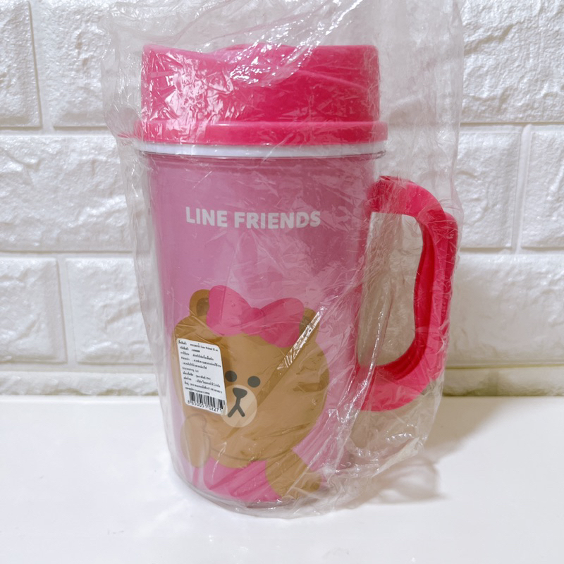 (現貨)💯泰國7-11限定 LINE FRIENDS 水壺 冷水杯 熊美杯子