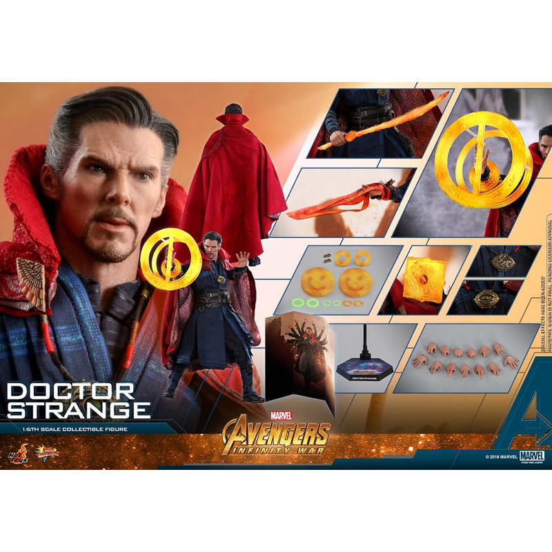 Hot Toys – MMS484 –《復仇者聯盟3：無限之戰》奇異博士 Doctor Strange 有拆擺可議