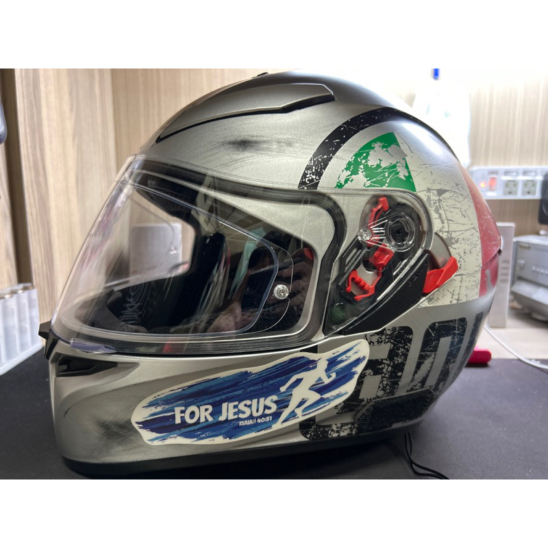 AGV k3sv （二手）（配戴時皆有戴頭套）