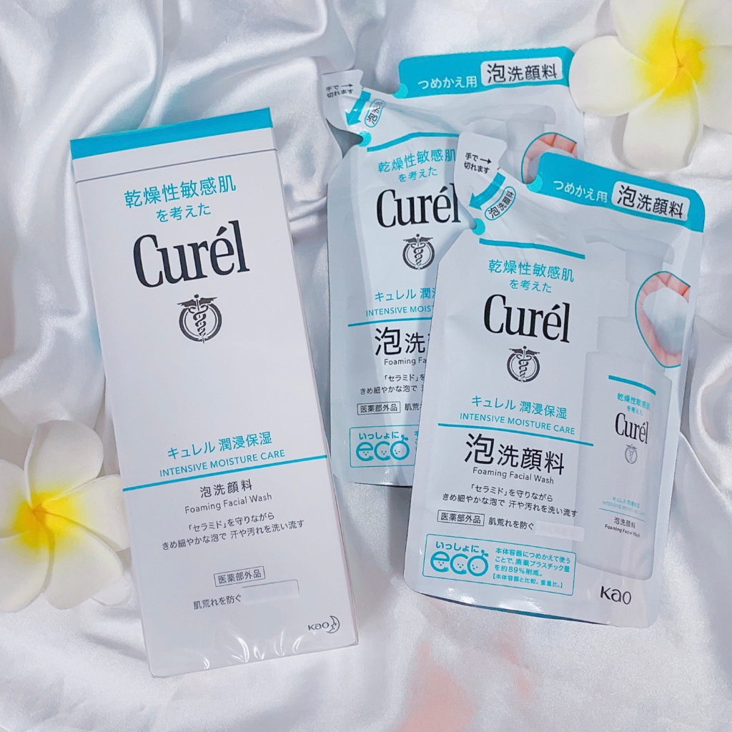 ♡ ♥Curel♡ ♥ 珂潤 潤浸保濕洗顏慕斯150ml/補充包130ml Curel