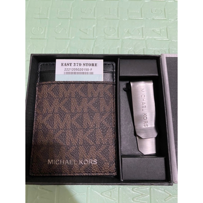 ～WOW～MICHAEL KORS MK 名片夾+鈔票夾禮盒