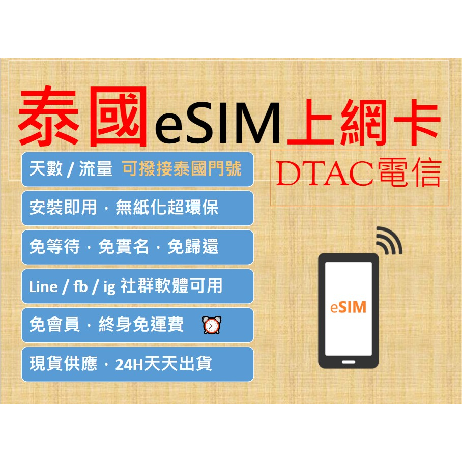 ESIM 泰國最大電信 AIS 電信附泰國門號 極速安裝一掃連網 QR CODE即刻上網 曼谷 清邁 自助旅行