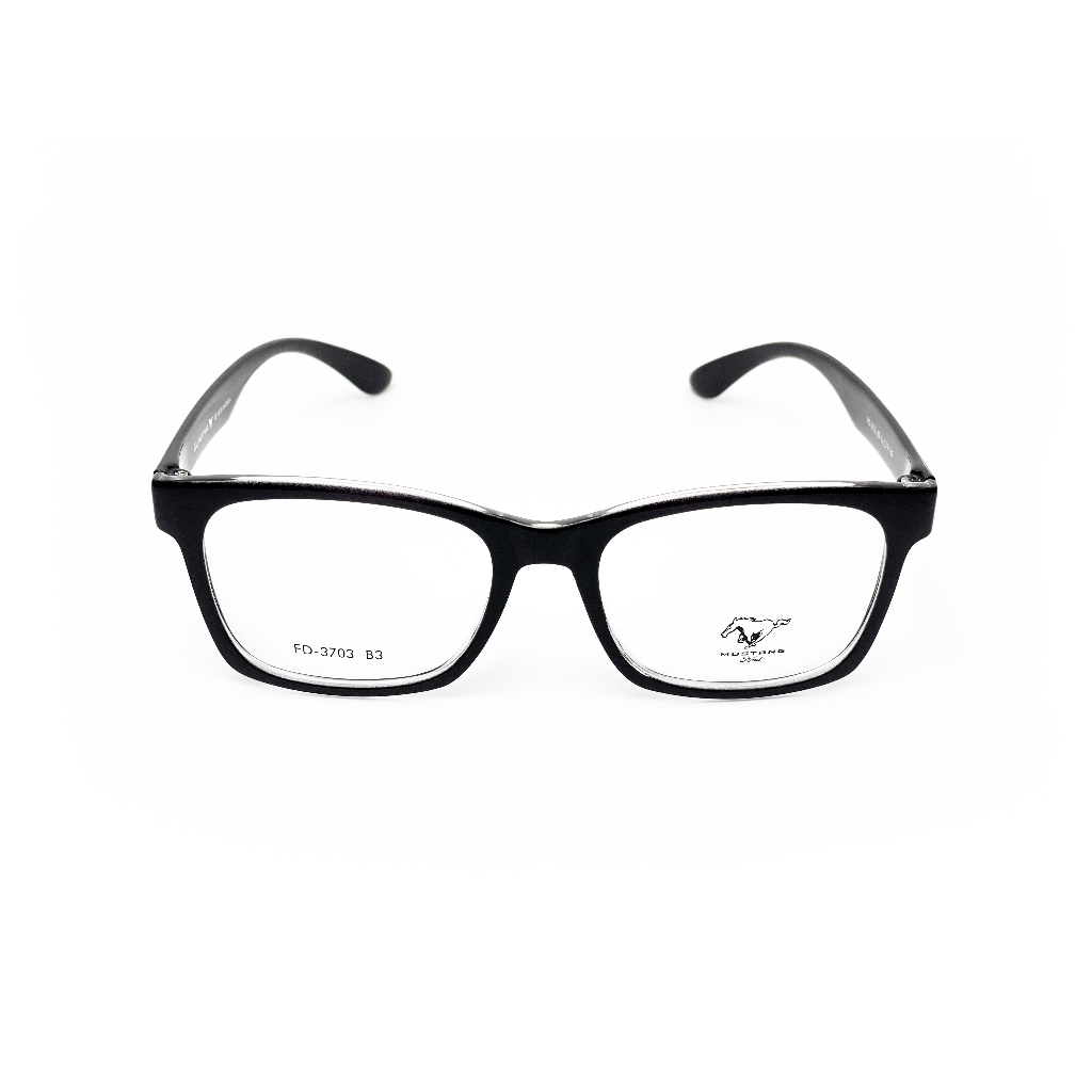 【全新特價】FORD MUSTANG 福特野馬 FD3703 B3 塑鋼鏡框眼鏡 光學鏡架 黑色