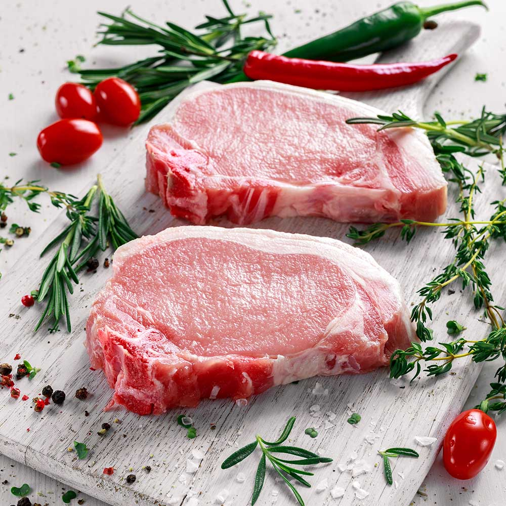 【大王牛肉】台灣產 梅花豬肉排 100g土10%/包  豬肉/豬排