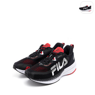 【FILA】男性 RACER T2 慢跑鞋-黑/紅 1-J528W-012