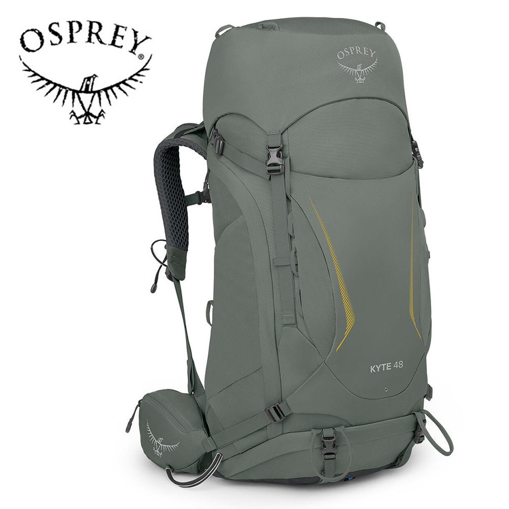 【Osprey 美國】Kyte 48 輕量登山背包 附背包防水套 女款 洛基溪綠｜健行背包 徙步旅行 登山後背包