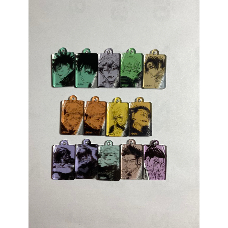 咒術迴戰 壓克力 小吊飾 五條 甚爾 直哉 狗卷 虎杖 脹相 釘崎 三輪 夏油 熊貓 真希 真依 豬野 漏瑚 花御 真人