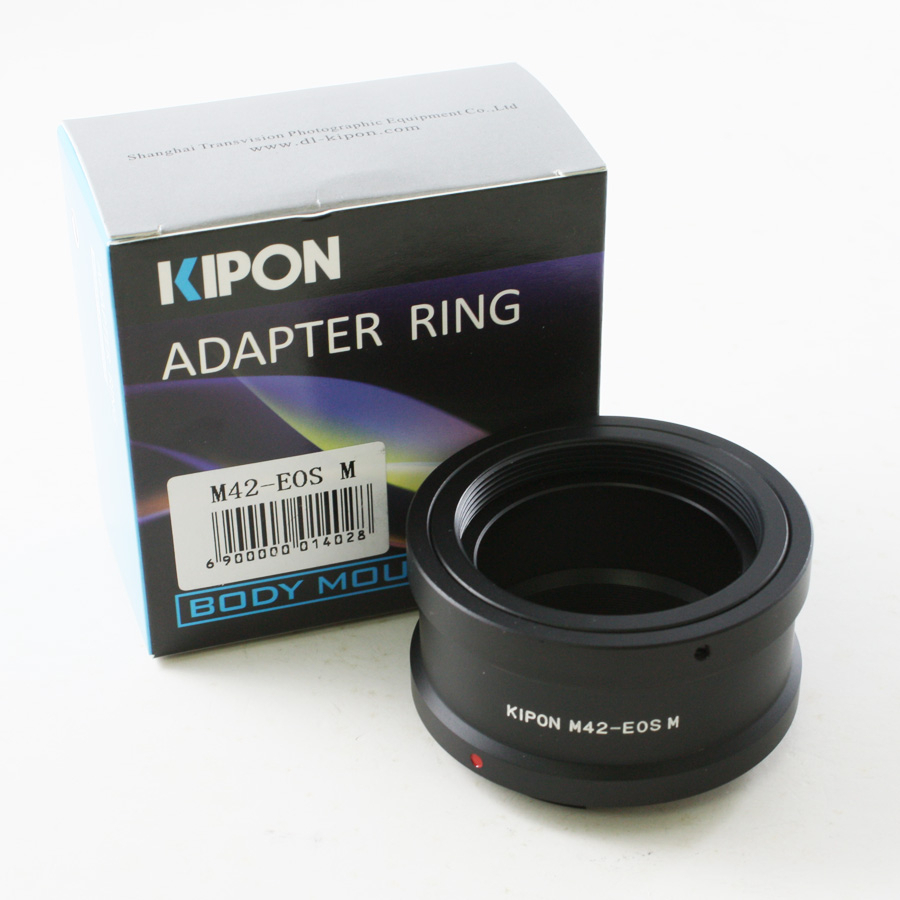 KIPON M42 Pentacon ZEISS鏡頭轉佳能Canon EOS M EF-M相機身轉接環M42-EOS M