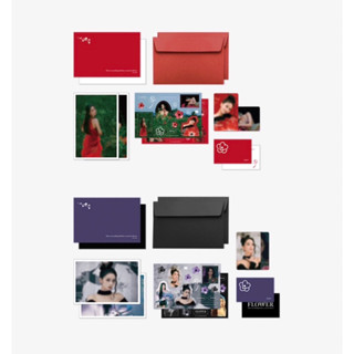 BLACKPINK JISOO 官方正版 小卡 明信片 信封組