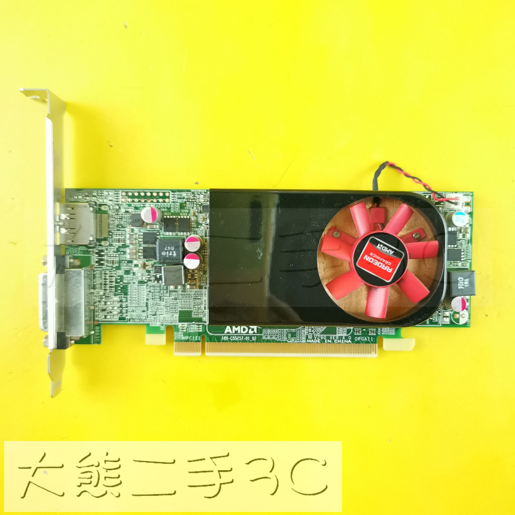 顯示卡 AMD PCIE3.0 09C80C R7 250 2G DDR3 (1038)【大熊二手3C】