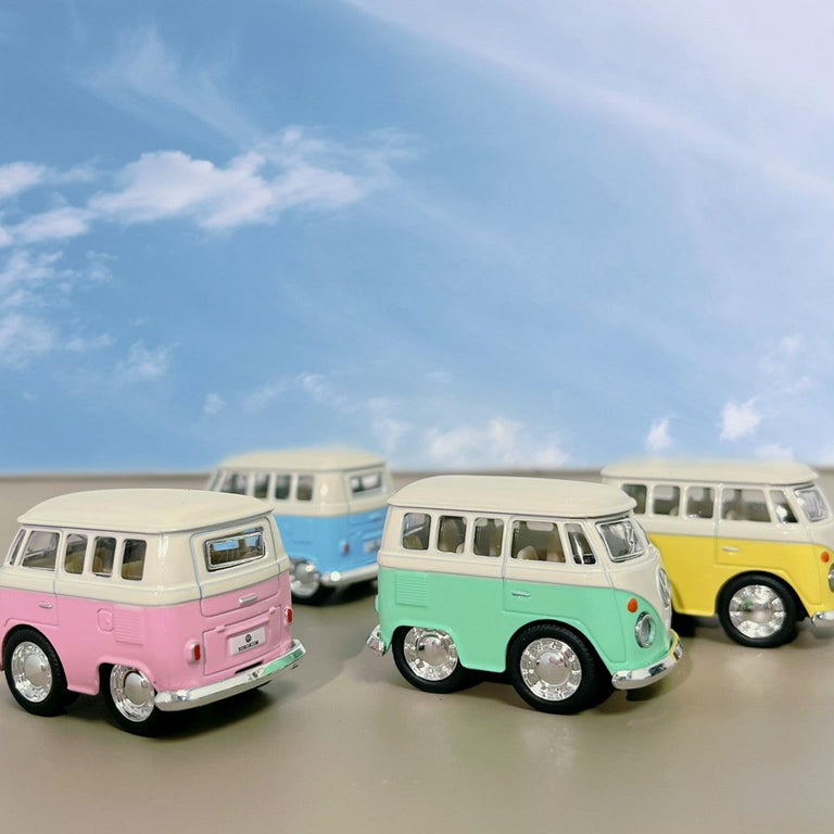 「家電王」 日本直送 VW 經典福斯名車 迴力車 ｜共八款 日本進口 復古車 玩具車 福斯模型車 收藏 送禮