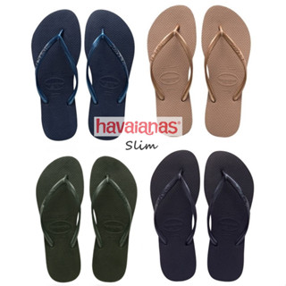 正品 存貨在臺 最後優惠 havaianas 哈瓦仕 Slim 細帶珠光 深色 海灘 度假 休閒 百搭 巴西購購