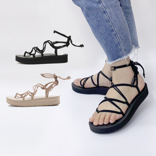 TEVA W MIDFORM INFINITY 女款 織帶 厚底涼鞋 涼鞋 羅馬鞋 1127890-BLK SSME