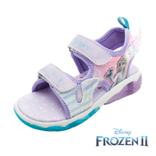 迪士尼 冰雪奇緣 童款 輕量電燈涼鞋 Disney 紫/FNKT37137/K Shoes Plaza