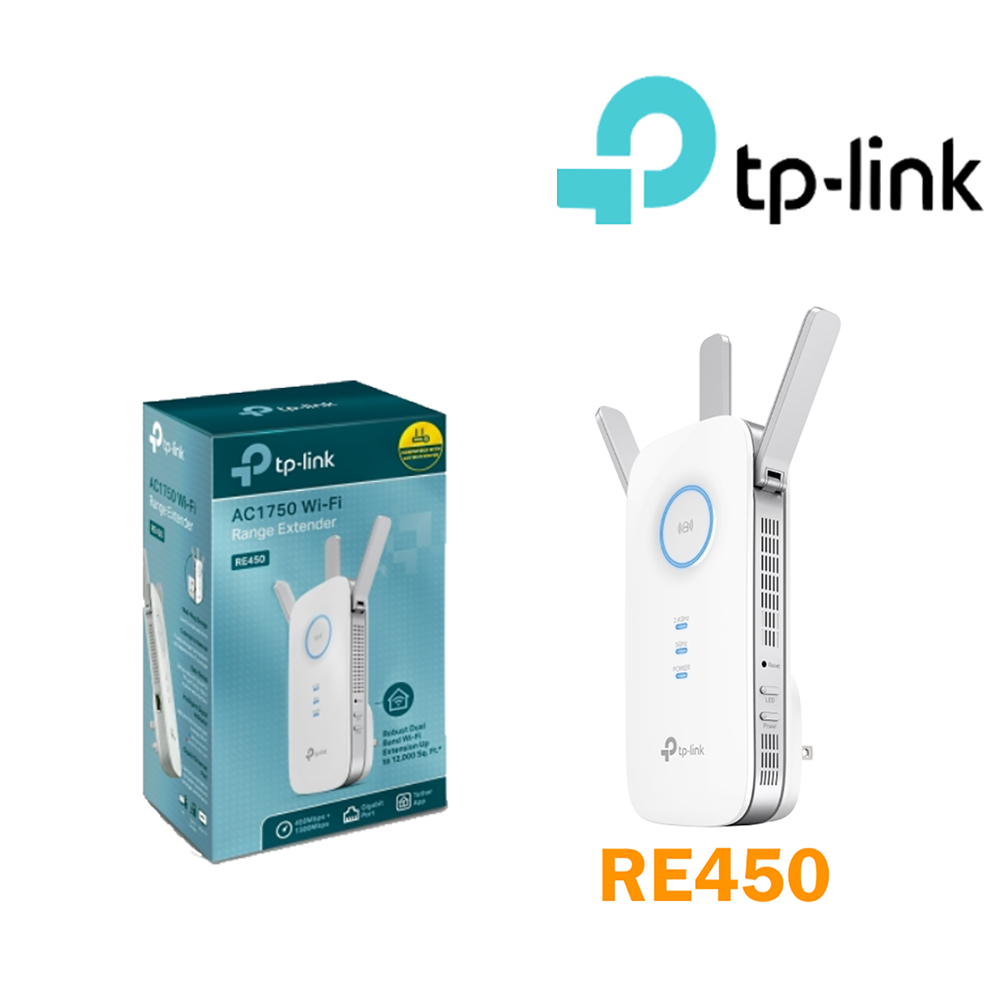 TP-Link RE450 1750Mbps雙頻 Wi-Fi 無線網絡訊號延伸器