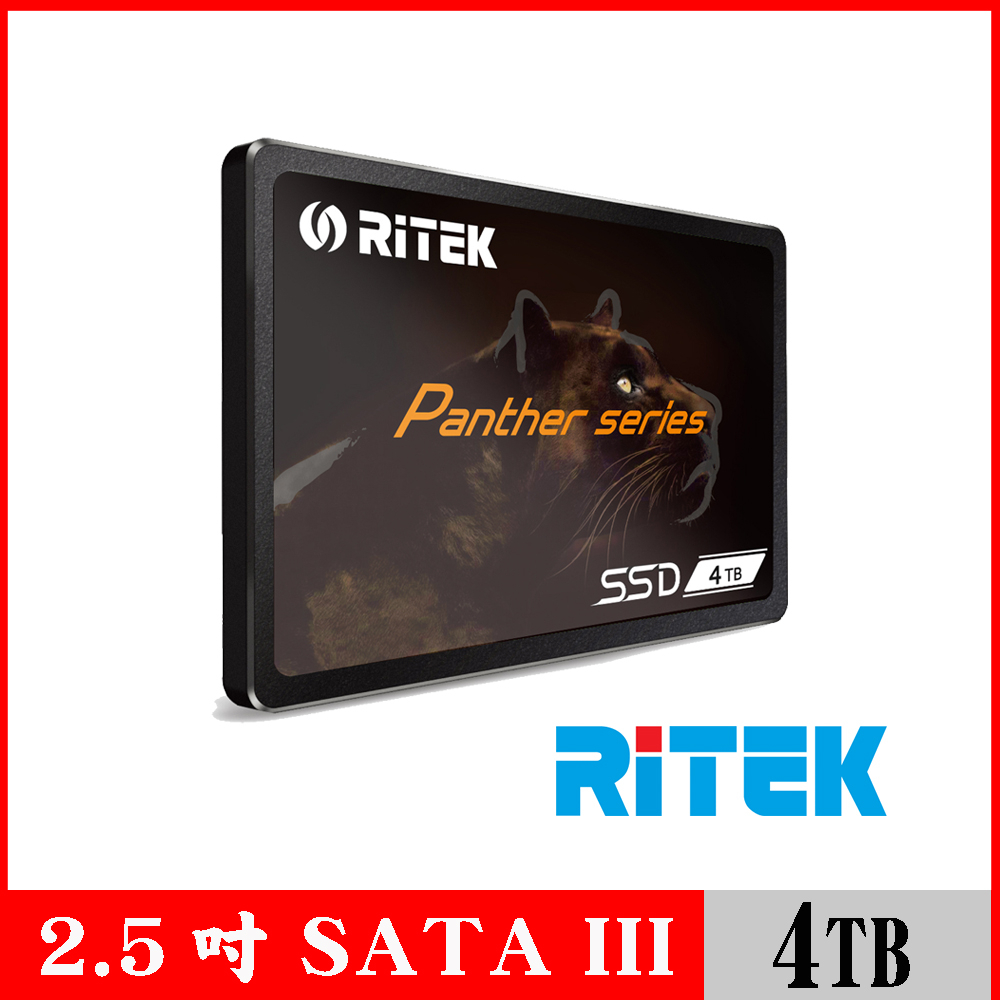 RITEK錸德 4TB SATA-III 2.5吋 SSD固態硬碟