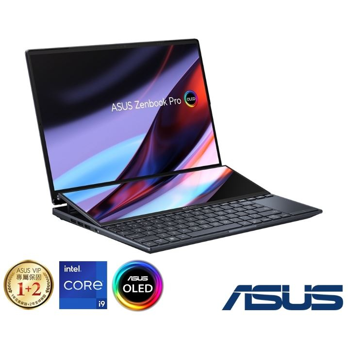 華創筆電@ASUS UX8402ZE-0032K12700H(i7-12700H/RTX3050Ti/32G/1T)觸碰