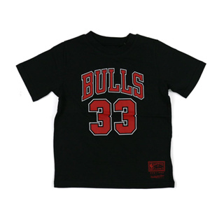 NBA M&N 兒童 N&N 短袖上衣 Scottie Pippen 公牛隊 #33 WN2B3BMR1-BULSP 黑