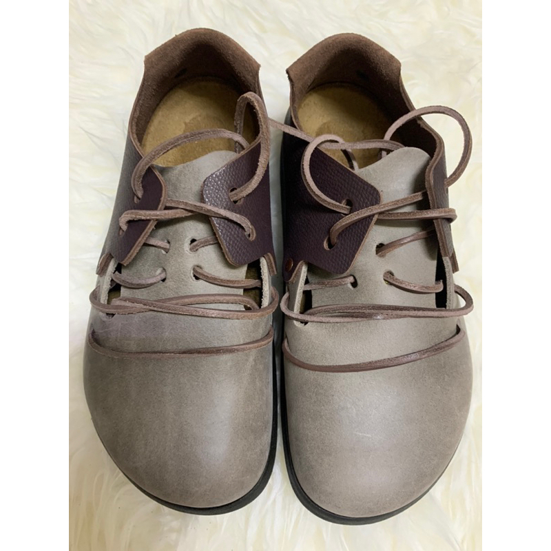 Birkenstock勃肯全包休閒鞋 蒙大拿montana 限定色 灰色寬版版37號 24cm 全新