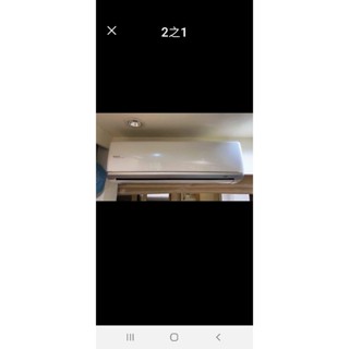 2018年，一級能效～二手中古日立1.5噸變頻分離式冷氣，4.1kw，型號RAS-40JK，2018年，公司保固中