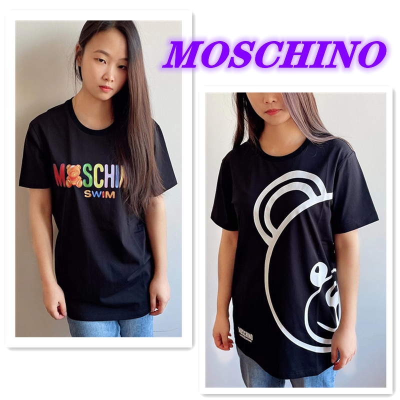 MOSCHINO 夏季經典款短袖T恤 半臉熊 軟體熊 尿布熊 墨鏡熊 水手熊 情侶衣半面熊 男T 女T 短T 莫斯奇若