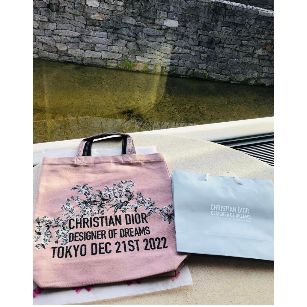 [現貨] 日本東京 Christian Dior 2023展覽限定 帆布托特包 全新附紙袋