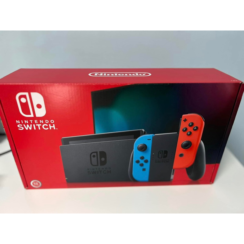 全新任天堂Nintendo Switch電力加強版紅藍主機（HAC-001)-01