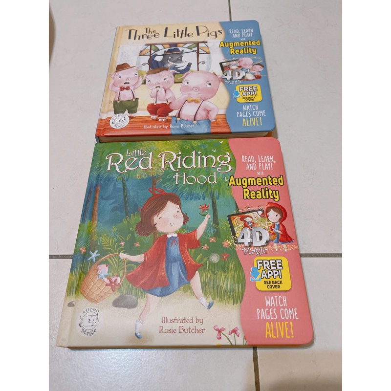 4D繪本 AR系列 The three little pigs三隻小豬Little Red Riding Hood小紅帽