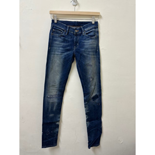 二手/DENIM & SUPPLY RALPH LAUREN 專櫃購入破壞牛仔褲尺寸26