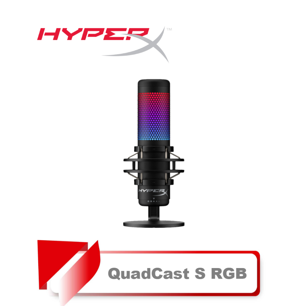 【TN STAR】HyperX Cloud QuadCast S RGB有線/防震支架/USB/麥克風/RGB/電競
