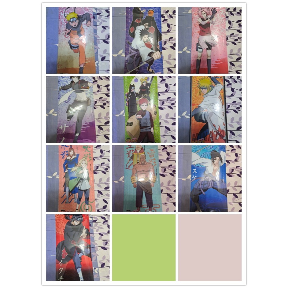 【周邊出清】火影忍者 鳴人 春野櫻 佐助 鼬 帶土 雷影艾 土影大野木 四代火影 波風湊 宇智波 長條海報 疾風傳