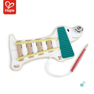 德國 Hape 愛傑卡 狗狗敲琴臺 /抓握玩具.安撫玩具.音樂玩具