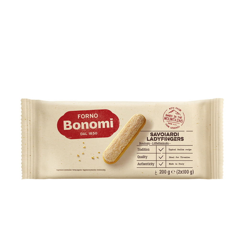 Bonomi白朗妮 手指餅乾 200g(效期20250131)【玩饗食庫】拇指餅乾 提拉米蘇餅乾 蛋糕用餅乾 零食
