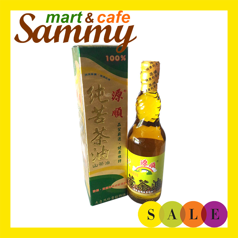 《Sammy mart》主惠源順100%純苦茶油(450ml)/玻璃瓶裝超商店到店限3瓶